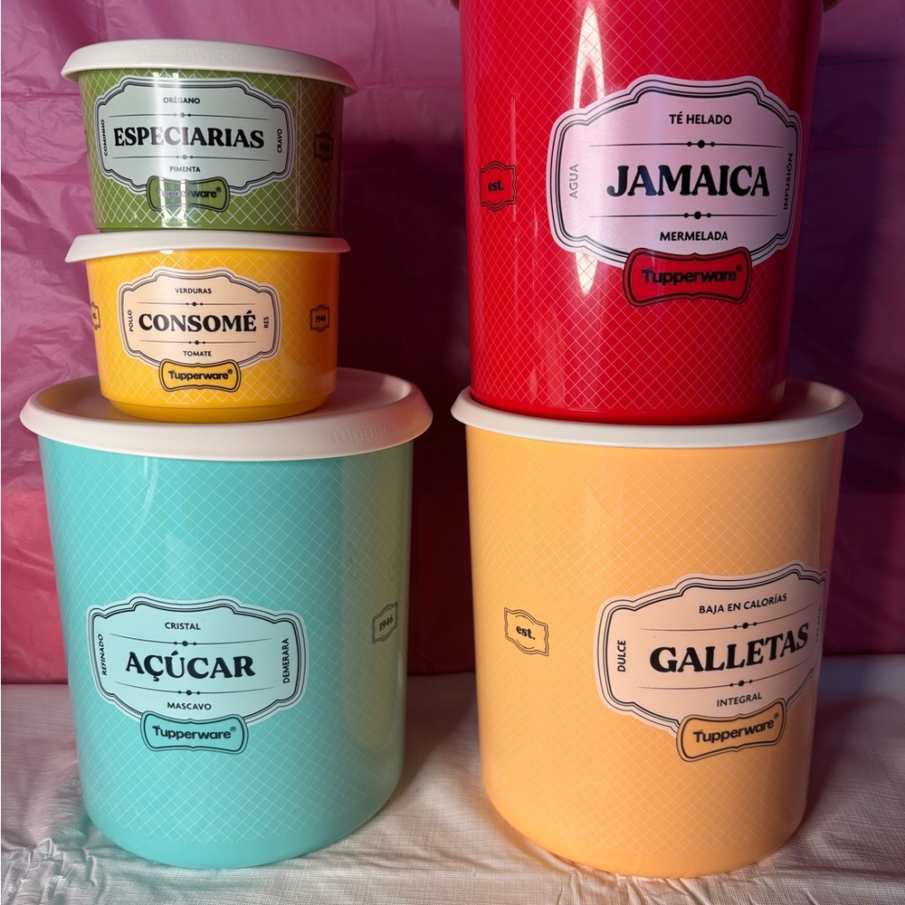 Tupperware Vibrant Kitchen Container Collection